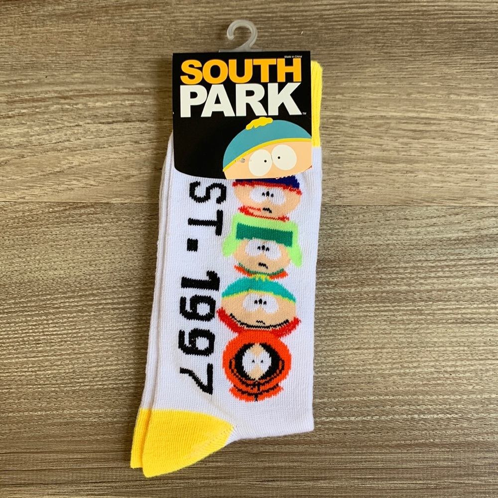 South Park Character Socks Stan Kyle Cartman Kenny SouthPark Cartoon Crew  🆕